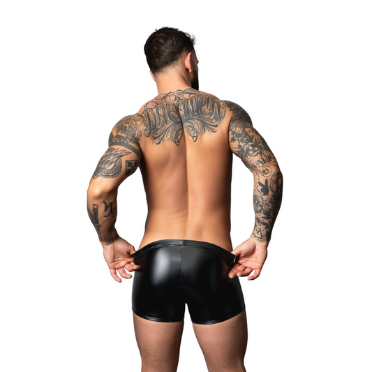 Wetlook Pouch Short - XL - Zwart