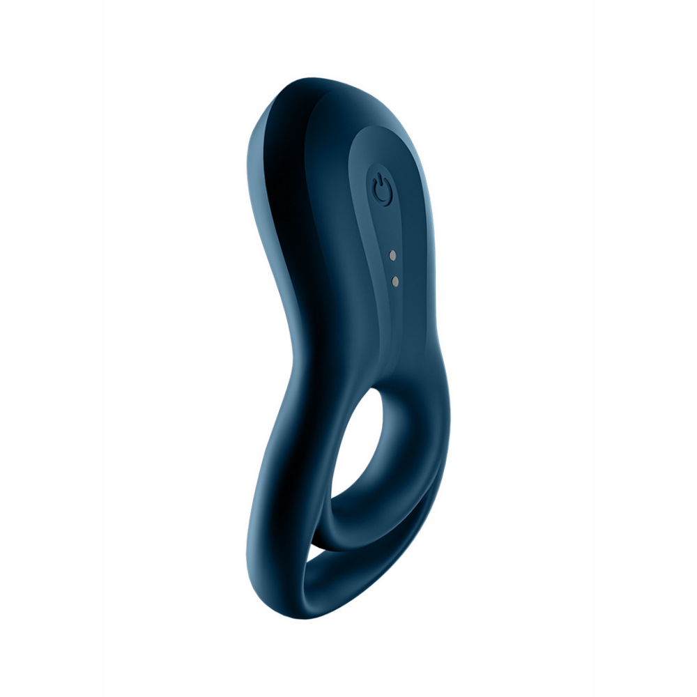 Epic Duo Ring - Dubbele Ring Vibrerende Cockring - Donkerblauw