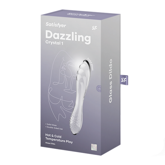 Dazzling Crystal 1 - Glas Dildo - Transparant