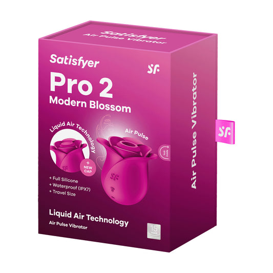 Pro 2 - Modern Blossom - Air Pulse Vibrator - Modern Pink