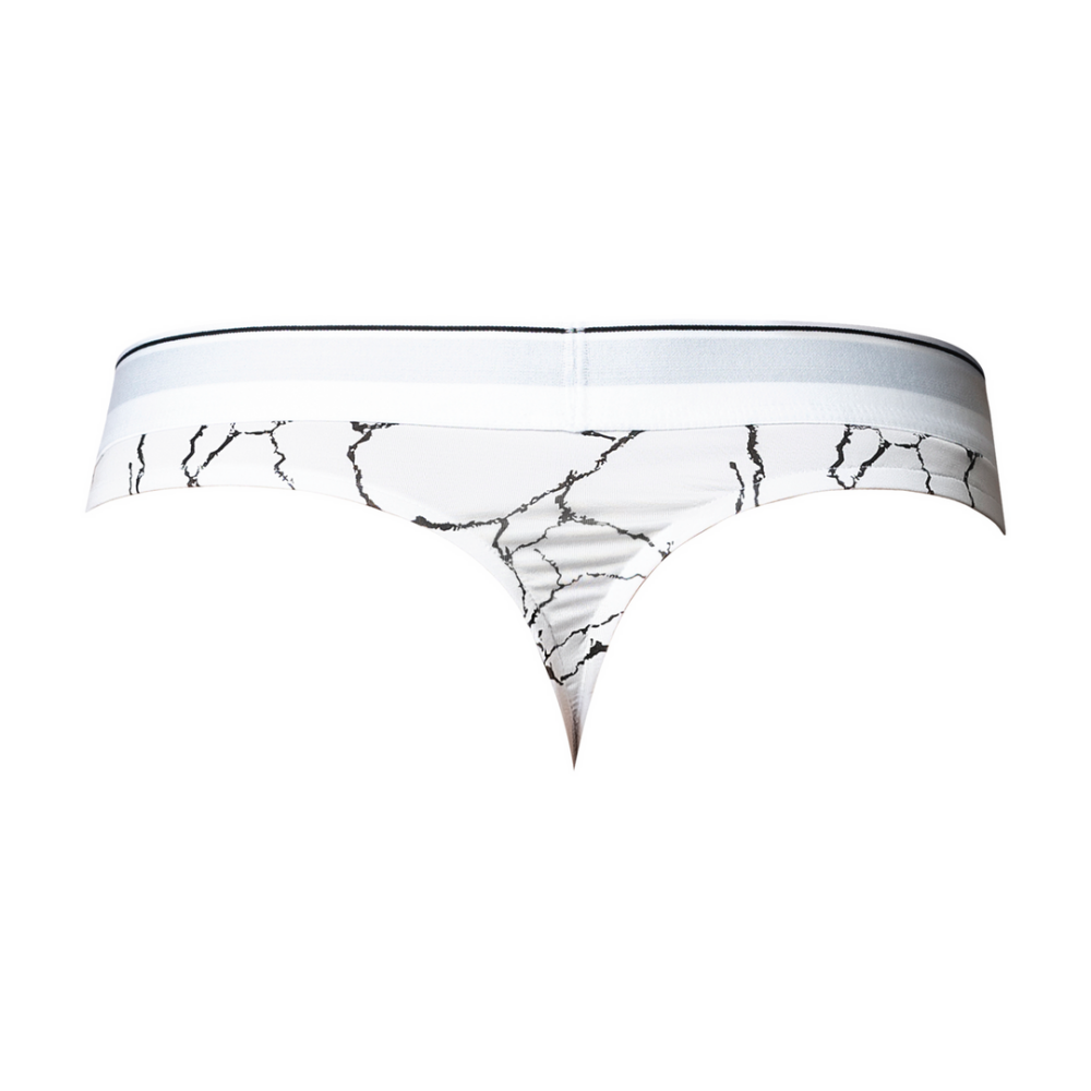 Tanga - L/XL - Witte Marmer