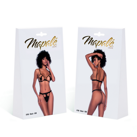 Twee Delige Set - S/M - Zwart
