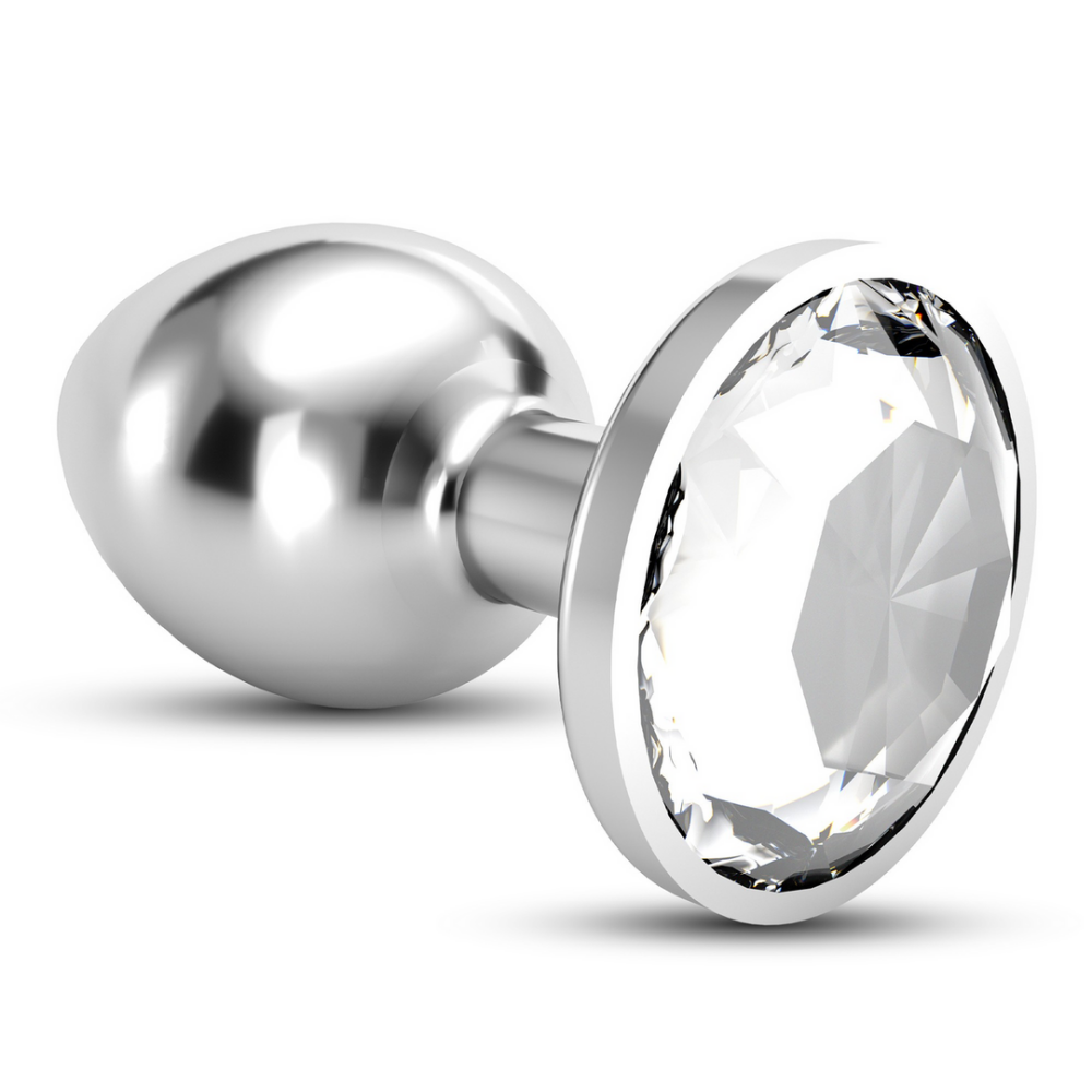 Bijou - Anale Sieraad Plug - Medium - Doorzichtig