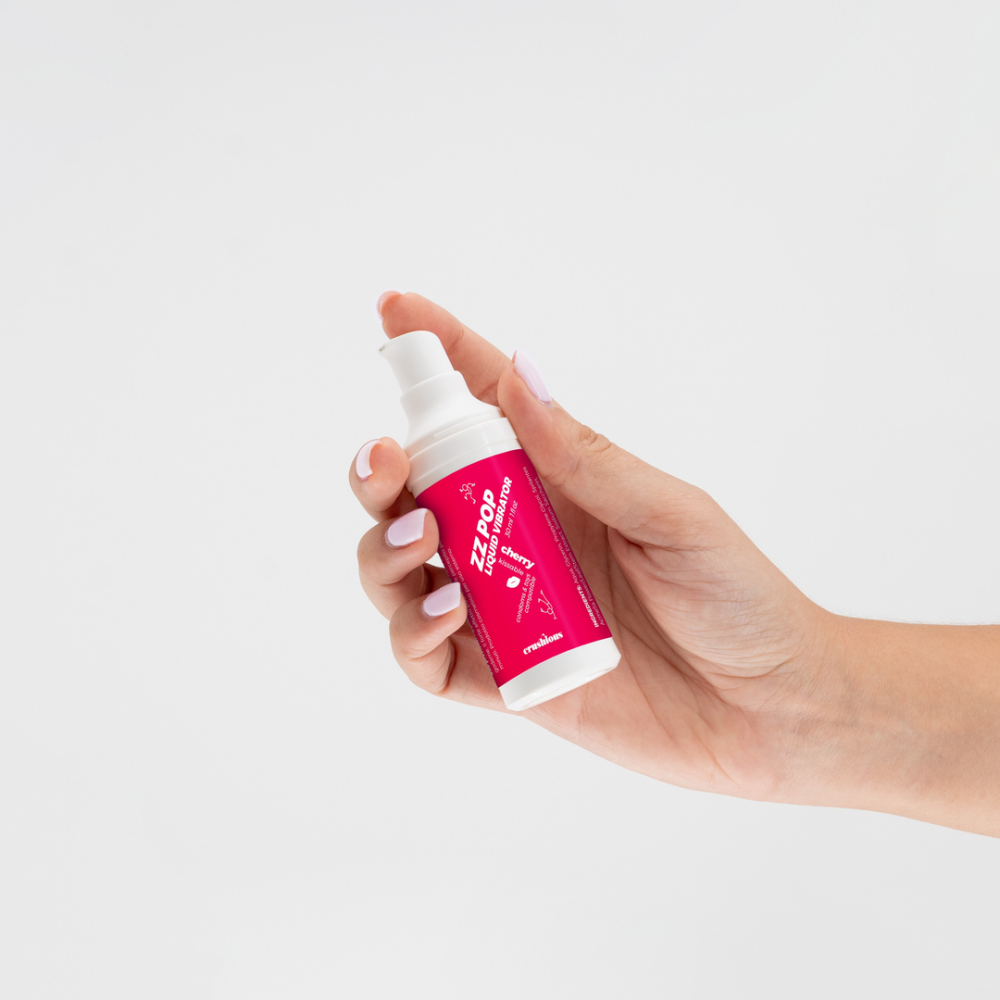 ZZ Pop - Kusbare Vloeibare Vibrator - Kers - 1 fl oz / 30 ml
