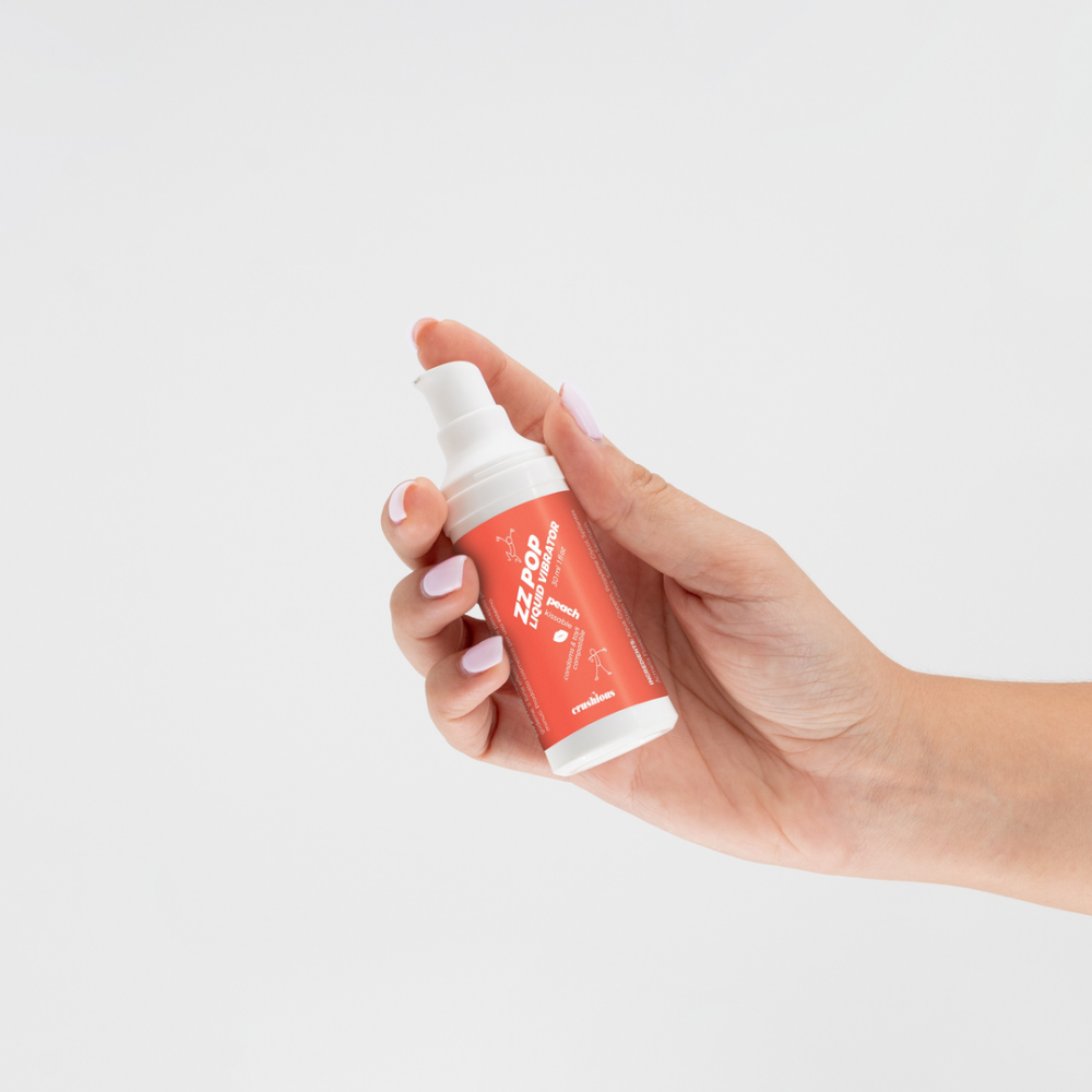 ZZ Pop - Kussbare Vloeibare Vibrator - Perzik - 1 fl oz / 30 ml