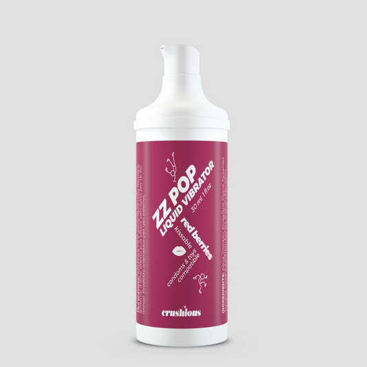 ZZ Pop - Kusbare Vloeibare Vibrator - Rode Bessen - 1 fl oz / 30 ml