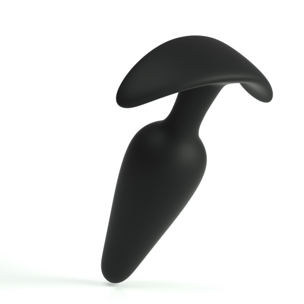 Tic - Siliconen Anale Plug - Klein - Zwart