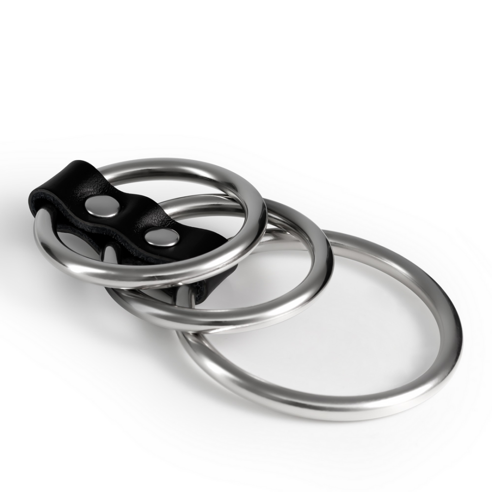 Saruman - Metalen Cockring Set - Zilver