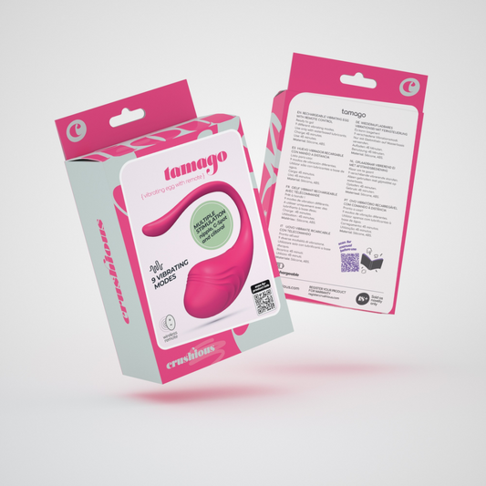 Tamago - Oplaadbaar Vibrerend Ei met Afstandsbediening - Roze