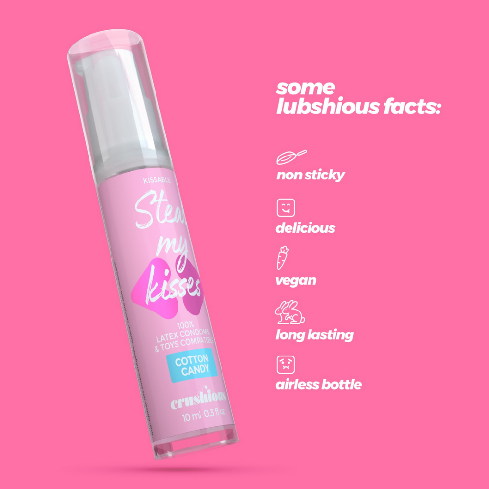 Steal My Kisses - Glijmiddel - Suikerspin Smaak - 0,3 fl oz / 10 ml