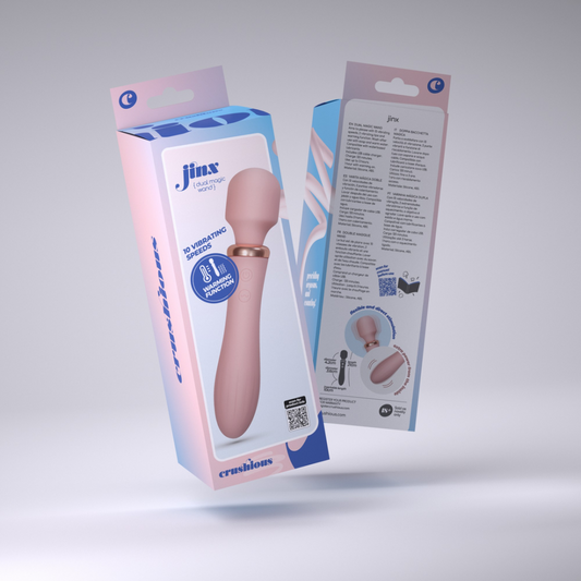 Jinx - Dual Wand Massager met Verwarmingsmodus - Rosé Wijn