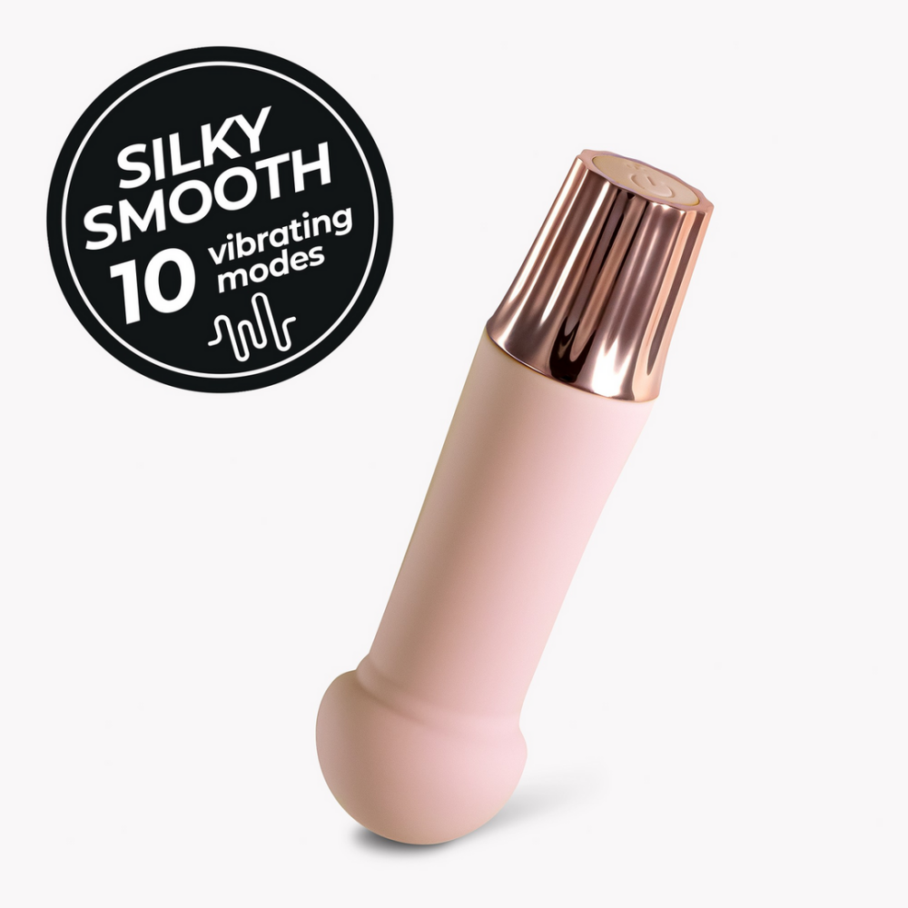 Mellow Puff - Mini Wand Vibrator - Roze