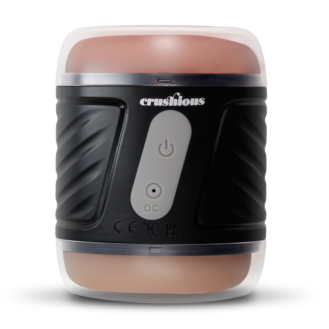 Dunk - Double Entry Masturbator with Vibration - Black