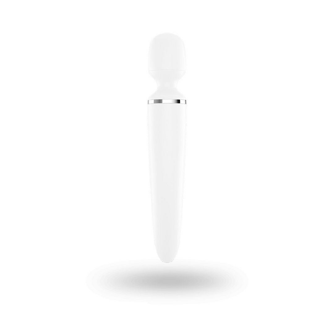 Wand-er Woman - Wand Vibrator - Wit/Chroom