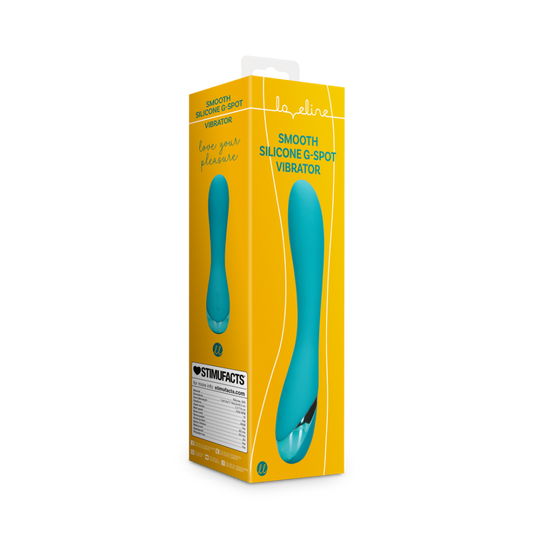 Glad Siliconen G-Spot Vibrator - Teal Blauw