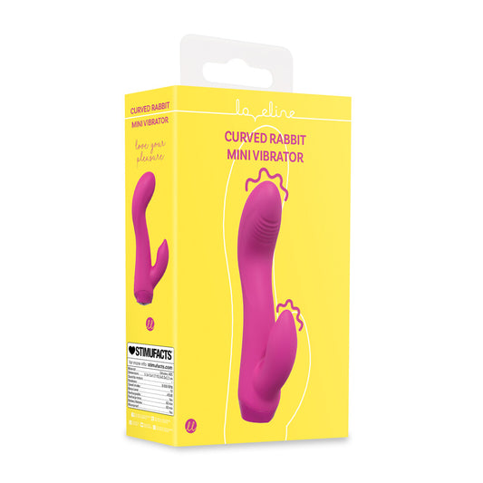 Mini Gebogen Konijnen Vibrator - Roze