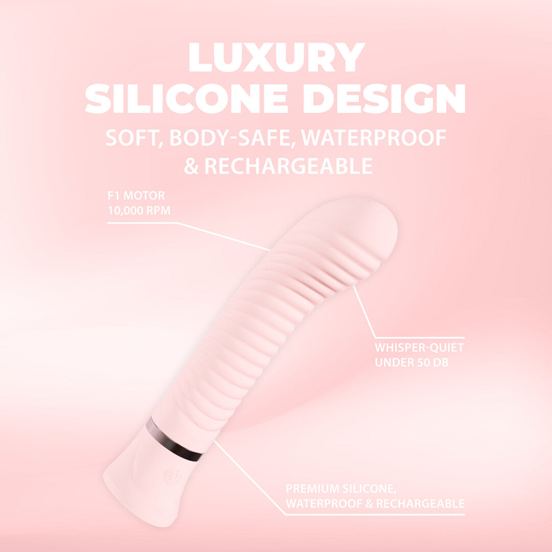 Divine - Geribbelde G-spot Vibe - Roze