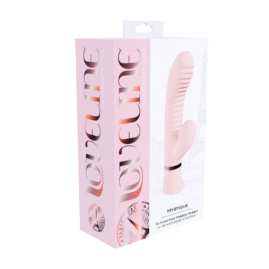 Mystique - Geribbelde Konijnen Vibrator - Roze