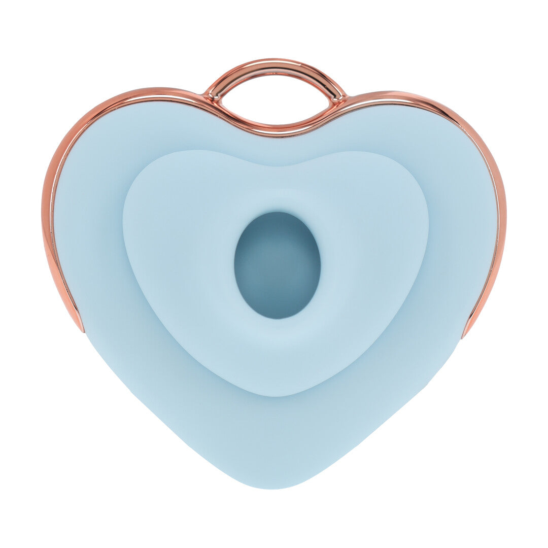 Luvie - Hartvormige AirTap Vibrator - Blauw