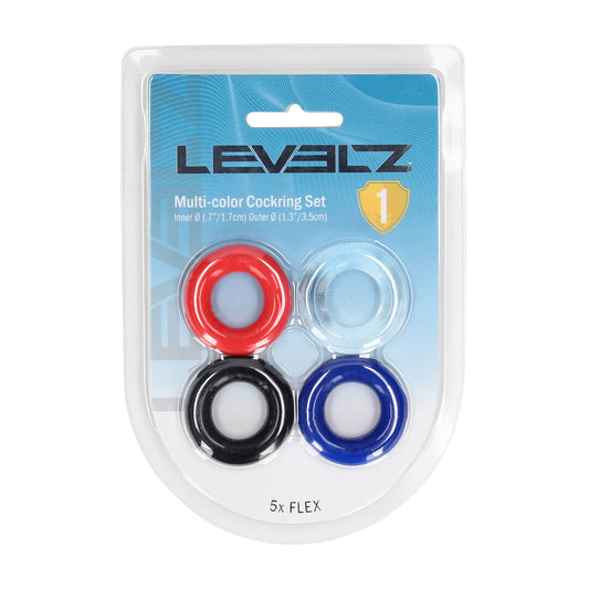 Cockring Set van 4 - Multicolor