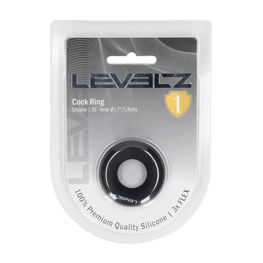 Massieve Siliconen Cockring - XS - Zwart