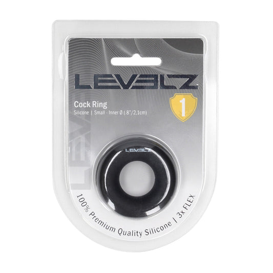 Vloeibare Silicoenen Cockring - S - Zwart