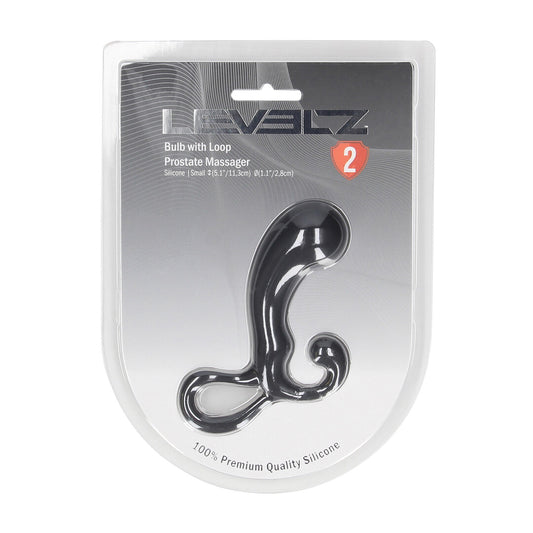 Bol met Lussen Silicium Prostaat Massager - S - Zwart