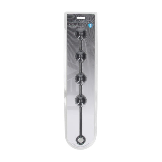 Ronde Siliconen Anale Ballen - L - 40mm - Zwart