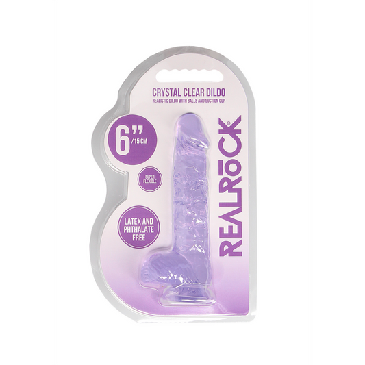 Realistische Dildo met Ballen - 6 / 15 cm