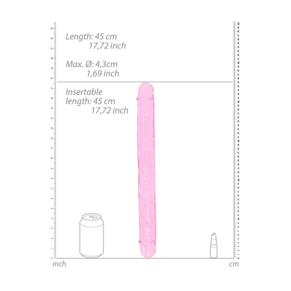 Realistische Double Dong - 18'' / 45 cm