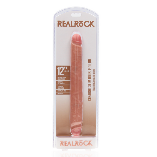 Slim Double Ended Dong 30,5 cm - Flesh