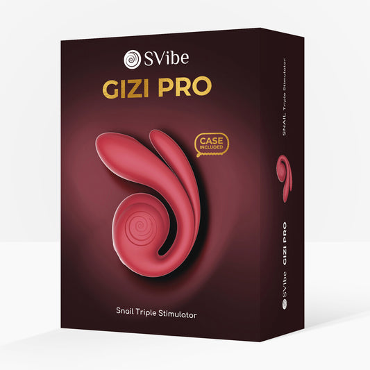 GIZI Pro - Drievoudige Stimulator - Bordeaux