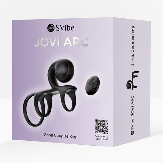 JOVI ARC - Slakken Trouwring - Noir Haze