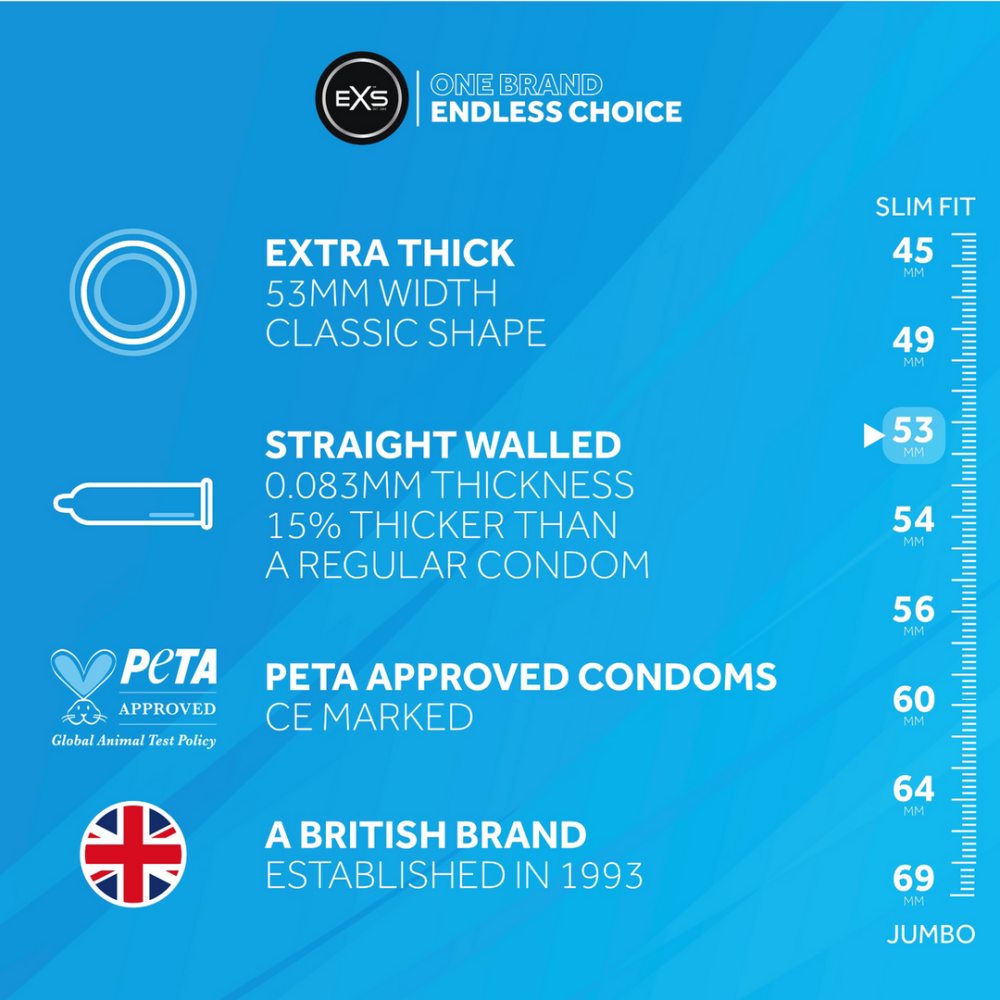 EXS Extra Thick - Condoms - 12 Stuks