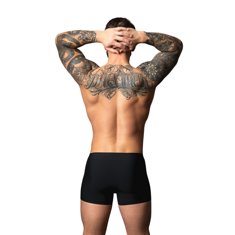 Pouch Short - S - Zwart/Rood