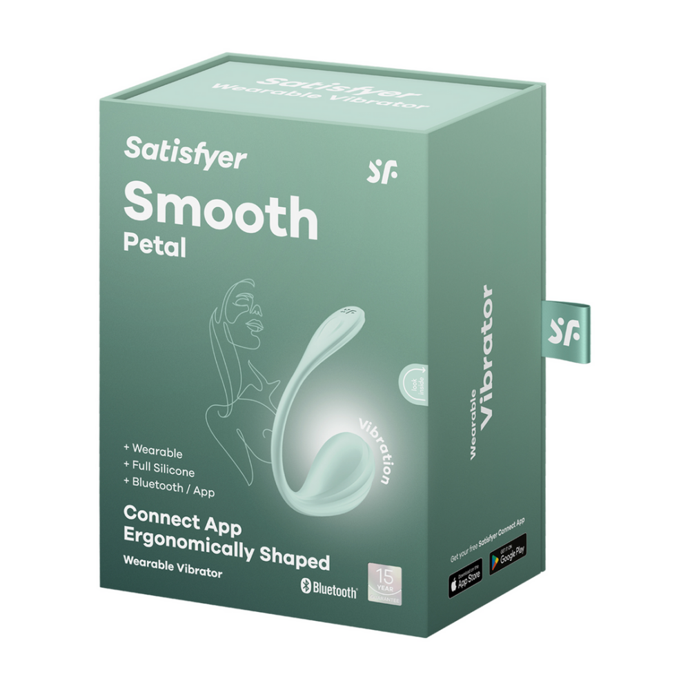 Smooth Petal Connect App - Draagbare Paar Vibrator - Mint