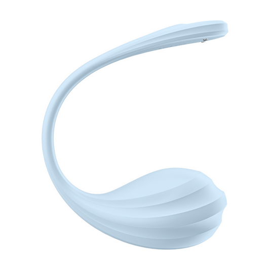 Glad Petal Connect App - Draagbare Koppel Vibrator - Lichtblauw
