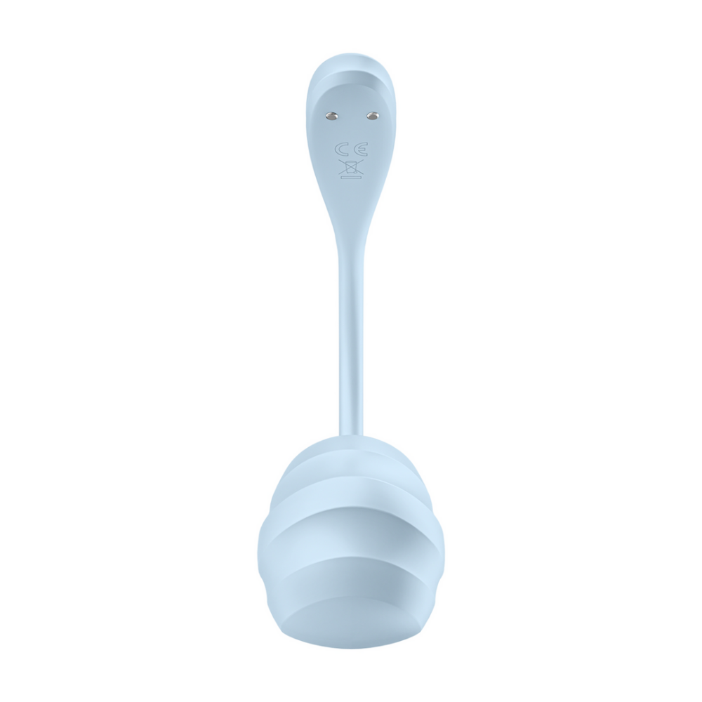 Glad Petal Connect App - Draagbare Koppel Vibrator - Lichtblauw