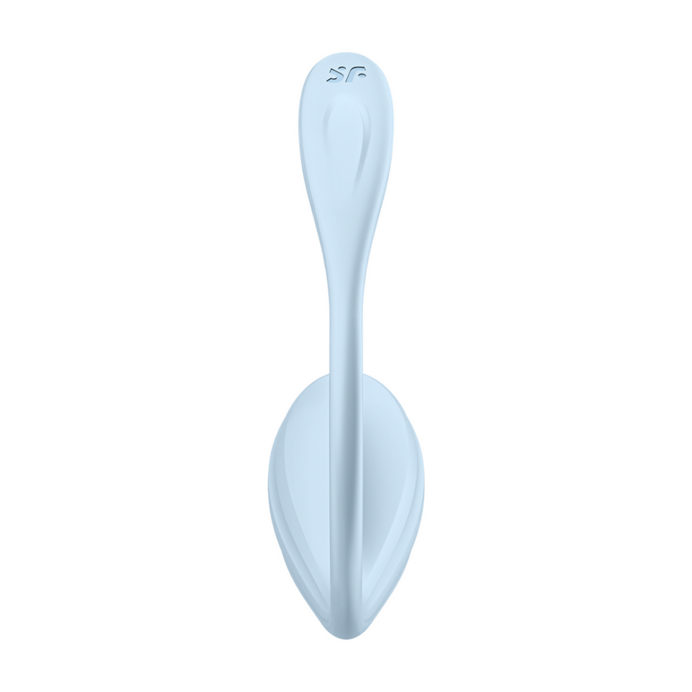 Glad Petal Connect App - Draagbare Koppel Vibrator - Lichtblauw