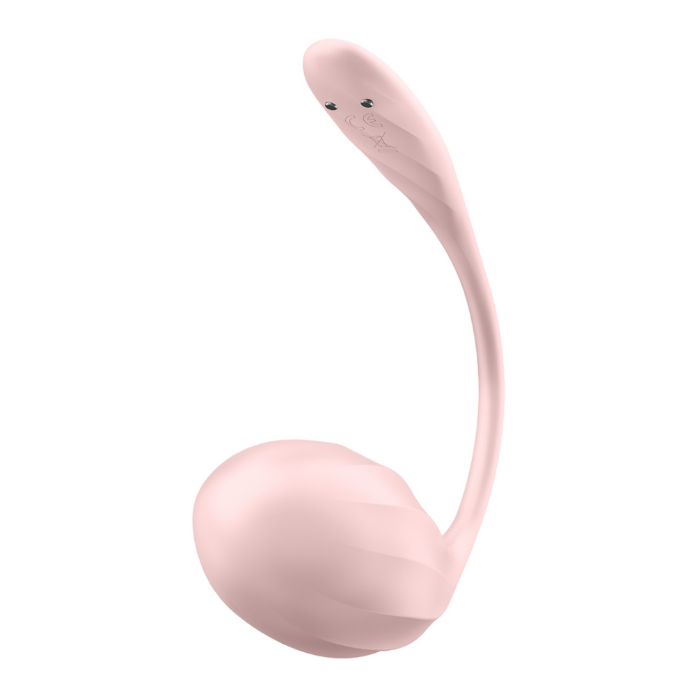 Ribbed Petal Connect App - Draagbare Koppel Vibrator - Roze