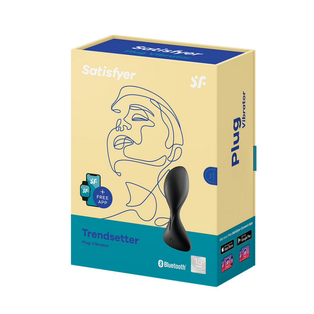 Trendsetter - Vibrerende Butt Plug - Zwart