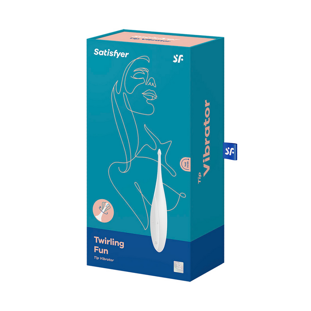Draaiend Plezier - Tip Vibrator - Wit