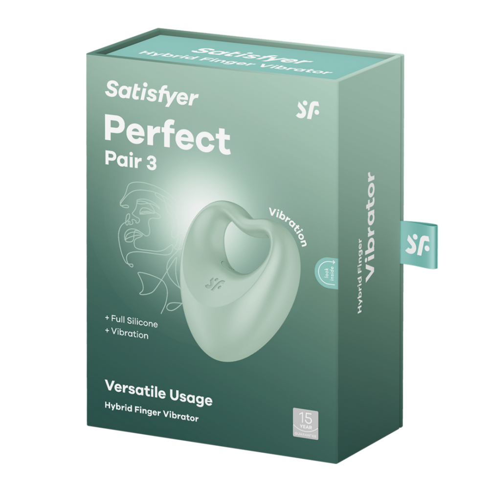Perfect Pair 3 - Hybrid Finger Vibrator - Groen