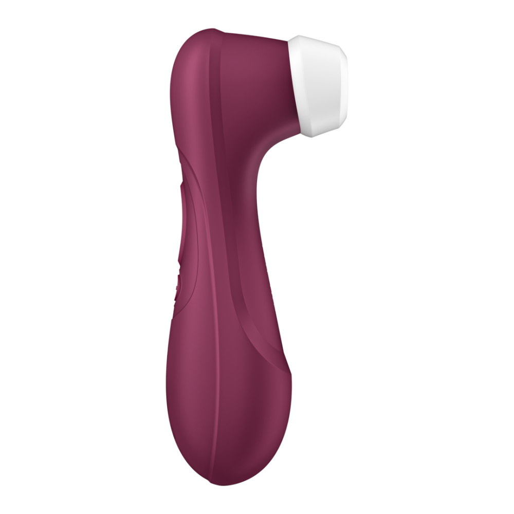 Pro 2 Generatie 3 - Double Air Pulse Vibrator - Liquid Air - Wijnrood