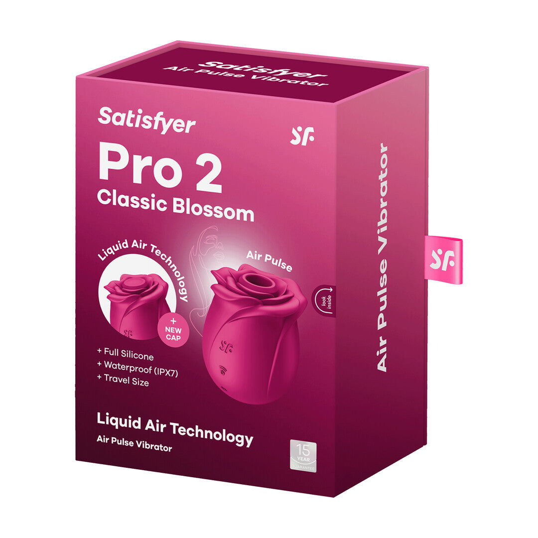Pro 2 - Classic Blossom - Air Pulse Vibrator - Red