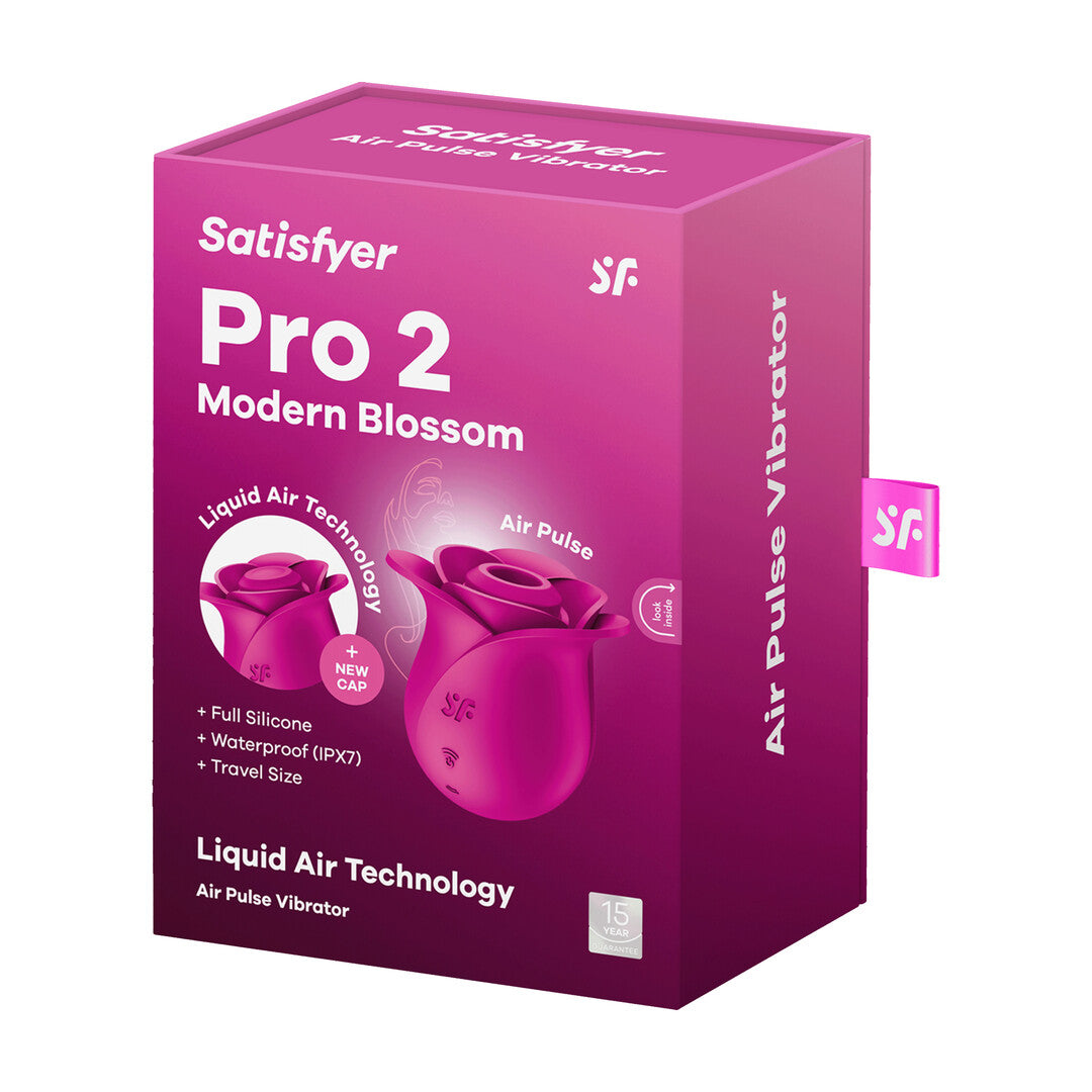 Pro 2 - Modern Blossom - Air Pulse Vibrator - Modern Pink