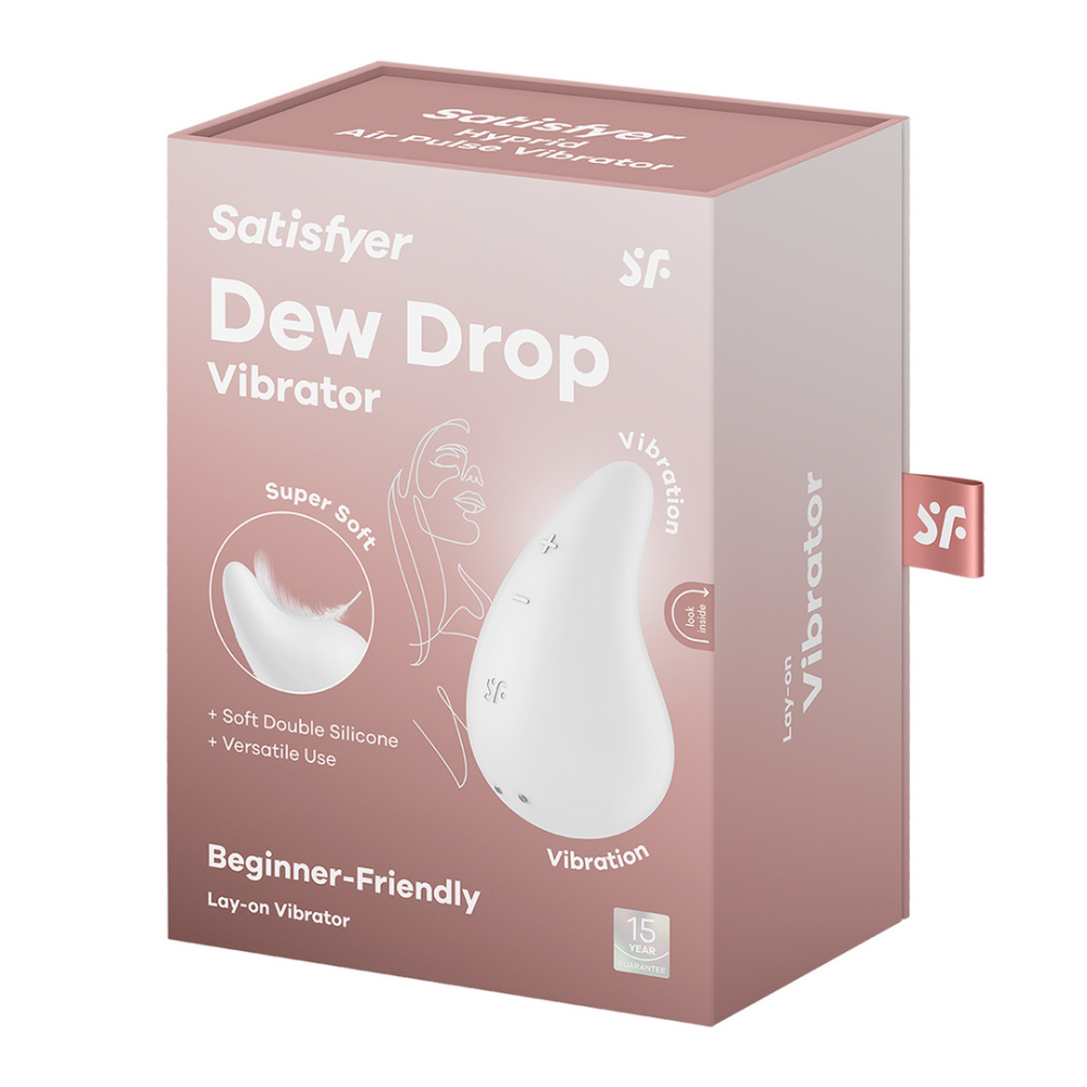 Dew Drop - Lay-on Vibrator - Wit