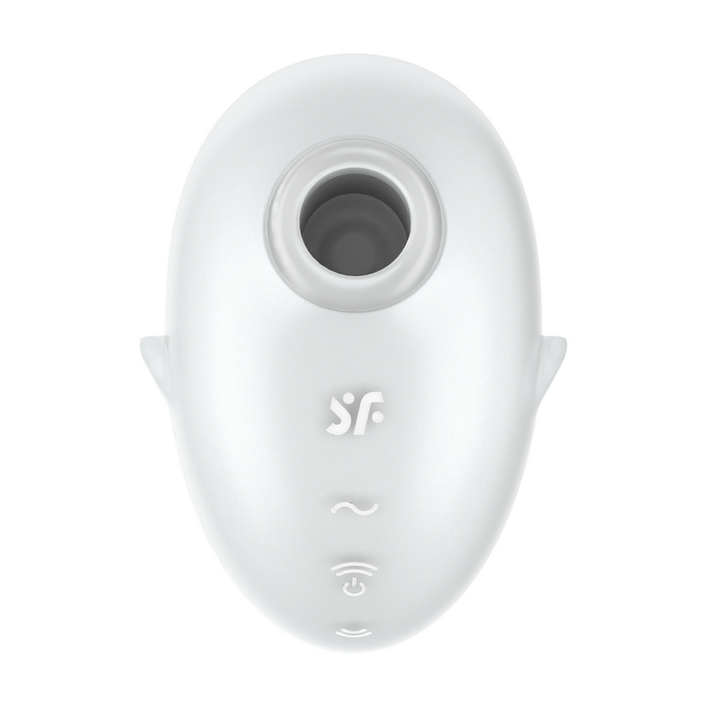 Cutie Ghost - Air Pulse Vibrator - Wit