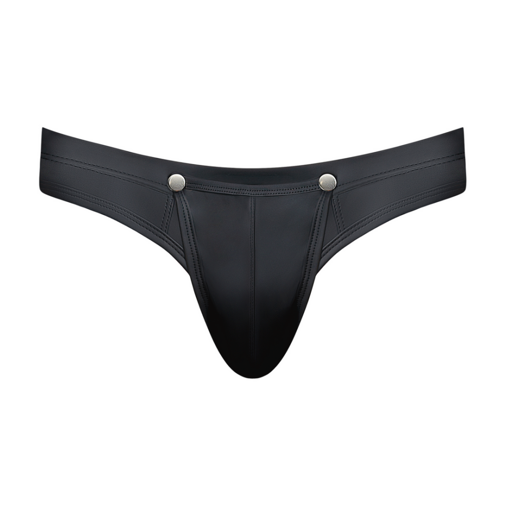 Snap Off Tanga - L/XL - Zwart