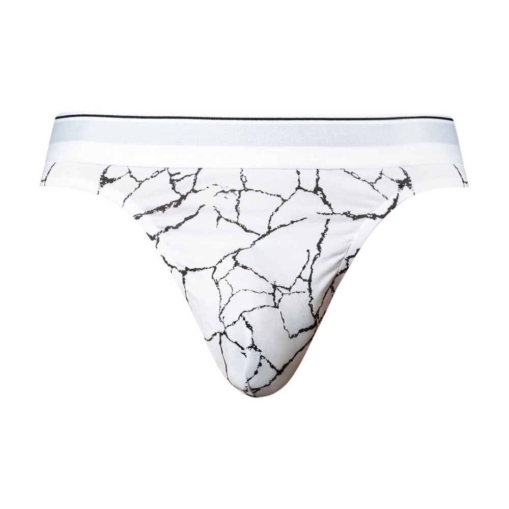 Tanga - S/M - Witte Marmer